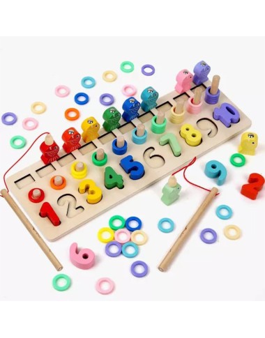 Montessori colour number puzzles