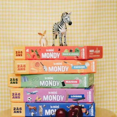 Montessori card box, animals