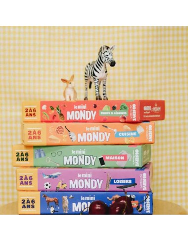 Montessori card box, animals