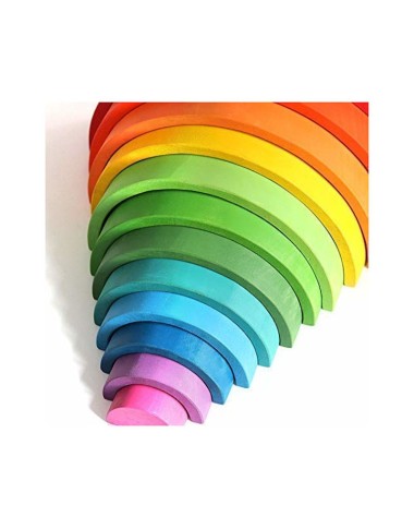 Rainbow 12-piece stackable rainbow, from 3 years old