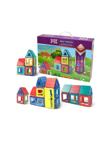 Magnetic Building Blocks, The Doll's House, 35 pcs.