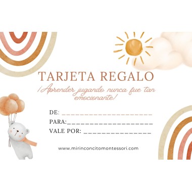 Tarjeta de Regalo