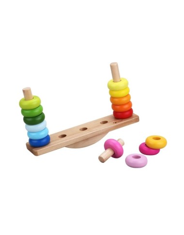 Juego de apilar y equilibrio