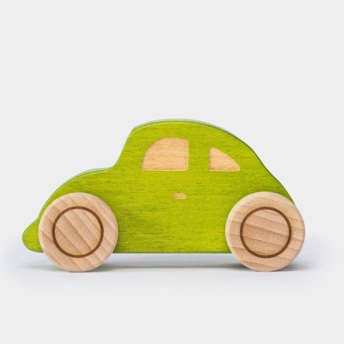 Coche de madera para niños y niñas