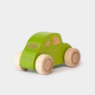 Coche de madera para niños y niñas