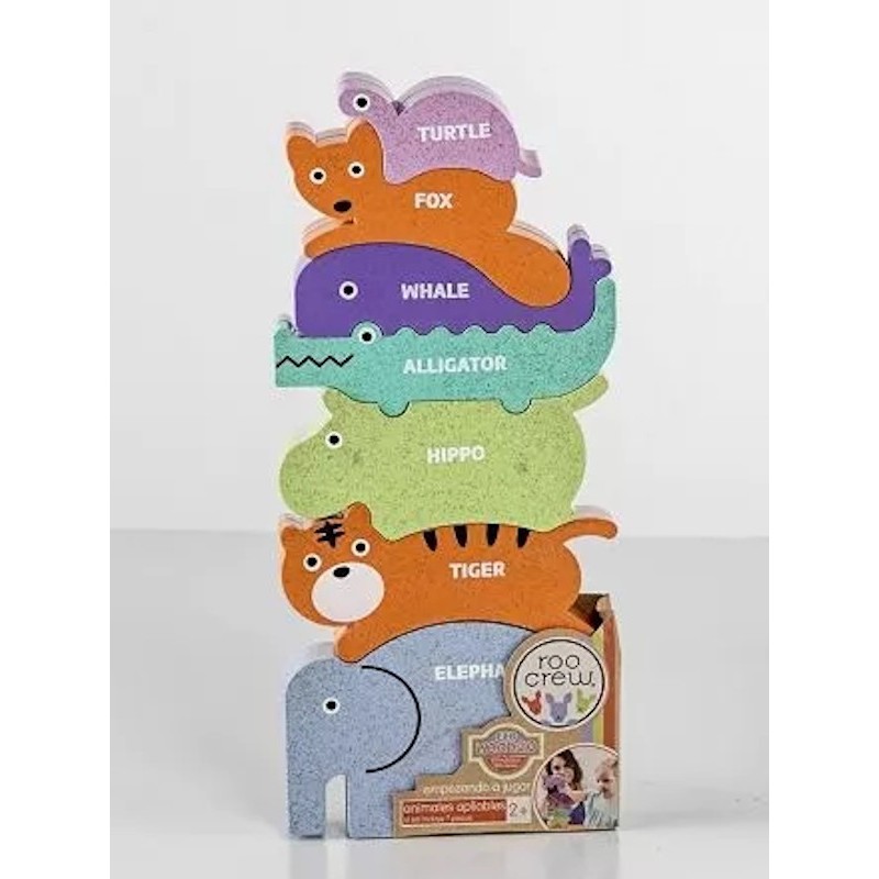 Game Animals Bio. Stackable Animals Puzzle